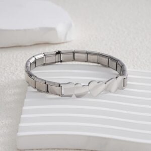 Silver Heart Bracelet