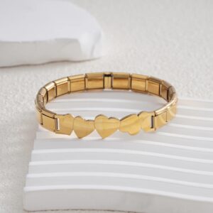 Gold Heart Bracelet